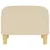 Tabure krem 60 x 50 x 41 cm od tkanine