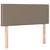 Vidaxl Box spring postelja z vzmetnico taupe 90x200 cm blago