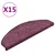 Prostirke za stepenice 15 kom 65x21x4 cm tamnoljubičaste poluokrugle velike