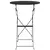 Bistro Stol Antracit O 50 x 71 cm Čelik s prahom