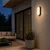 Rabalux Hort2 LED spoljna zidna lampa ovalna 14 W crna 77221