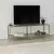 Hanah home TV Komoda Basic Tamnosivo-Zlatna