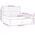 Vidaxl Box spring postelja z vzmetnico temno siva 160x200 cm blago