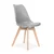 ModernHome Set trpezarijskih stolica Filipo, 4 komada, Sivi