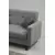 Atelier del Sofa Dvosed na razvlačenje Polya 151x86x75cm Svetlosivi