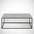 Hanah Home Klub sto Etna 95x43x55cm Sivi