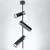 Brilagi - LED RGBW prigušiva luster na šipci BRANCH 3xGU10/6,5W/230V crna