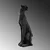 Aberto Design Dekorativna figura Leopard, 15x43x15 cm, Crna