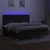 Vidaxl Box spring postelja z vzmetnico LED črna 200x200 cm blago