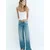 Pull&Bear Kavbojke moder denim