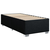 VIDAXL Box spring postelja z vzmetnico črn 90x190 cm blago