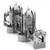 Metal Earth 3D kovinski model Tower Bridge
