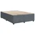 Vidaxl Box spring posteljni z vzmetnico temno siv 140x190 cm žamet
