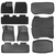 9-Piece Floor Mat for Tesla Baseus T-Space Series (velvet black)