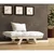 Hanah Home Baštenska sofa sa jednim sedištem i jastukom, Naturalna i bela