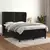 Vidaxl Box spring posteljni z vzmetnico črn 140x190 cm žamet