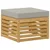 Set vanjskih sofa 6 pcs Bijela i svjetlosiva Poliester