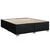vidaXL Box spring postelja z vzmetnico črn 200x200 cm blago