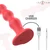 Intense Cody Vibrator with Suction Cup & Remote Control Red
