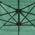 Vrtni suncobran s drvenim stupom zeleni 246x246x230 cm