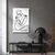 Slika ljubeče povezovanje linij - 80x120