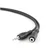 GEMBIRD Audio kabl 3.5mm/3.5mm, M/F 1,5 m 3,5mm crni