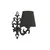Opviq Zidna lampa Claire, 15x10x13cm, IP20, Crna