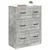 Ormar s ladicama Betonska siva 66 x 34,5 x 87 cm