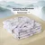 Fuanna Svileni pokrivač, 230x229 cm, Ljubičasti