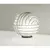 SIRU - Stona lampa CARTESIO 1xE27/60W/230V braon/bela venecijansko staklo