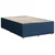 Vidaxl Box spring postelja z vzmetnico modra 120x190 cm blago