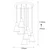 Conceptum Hypnose Luster Kem-6357, 43 cm, 7xE27 , Crni