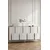Hanah Home komoda Nota 150, 150 cm, hrast Sapphire / bela / srebrna