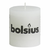 BOLSIUS rustikalna stebričasta sveča (80x68mm), (6 kosov), bela