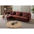 ATELIER DEL SOFA Ugaona garnitura Flexy Relax Tile Red