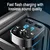 Bluetooth FM Transmiter S5 Usbx2, Crni