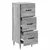 Ormar s ladicama Siva sonoma 33 x 34,5 x 89,5 cm