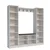 Hanah Home set za predsoblje Lucas 1600-136, 170 cm, beli