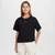 Nike G NSW TEE BOXY ESSNTL LBR, dečja majica, crna FZ5559
