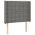 Krevet box spring s madracem LED tamnosivi 100x200 cm tkanina