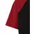 Raglan contrasting t-shirt blk/burgundy