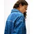 Tommy Jeans Dolga srajca modra/moder denim