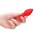 Ouch! Diamond Heart Butt Plug Regular Red