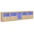Komoda s LED svjetlima boja hrasta sonome 283x37x67 cm