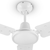 KLARSTEIN Spin Doctor, bijeli, 55W, stropni ventilator, 122 cm, 3 krila, od nehrđajućeg čelika