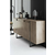 HANAH HOME Komoda Luxe Walnut Black