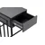Hanah Home Klub sto Charlotte, 90x37x90 cm, Crni