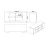 Hanah Home Kancelarijski set Beli