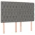 Vidaxl Box spring posteljni z vzmetnico temno siv 140x190 cm blago