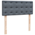 Vidaxl Box spring postelja z vzmetnico temno siva 120x200 cm žamet